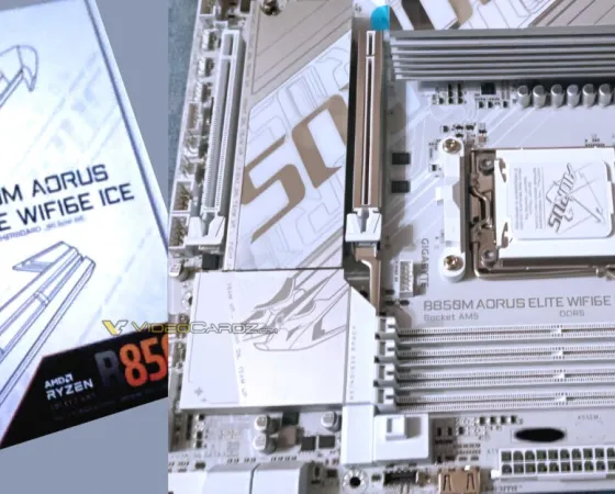 Gigabyte B850m Aorus Elite Wifi6e Ice Vdcz Thumb