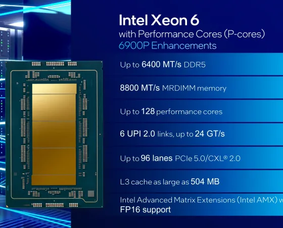 Intel Xeon 6 Granite Rapids Slide Lancement Thumb