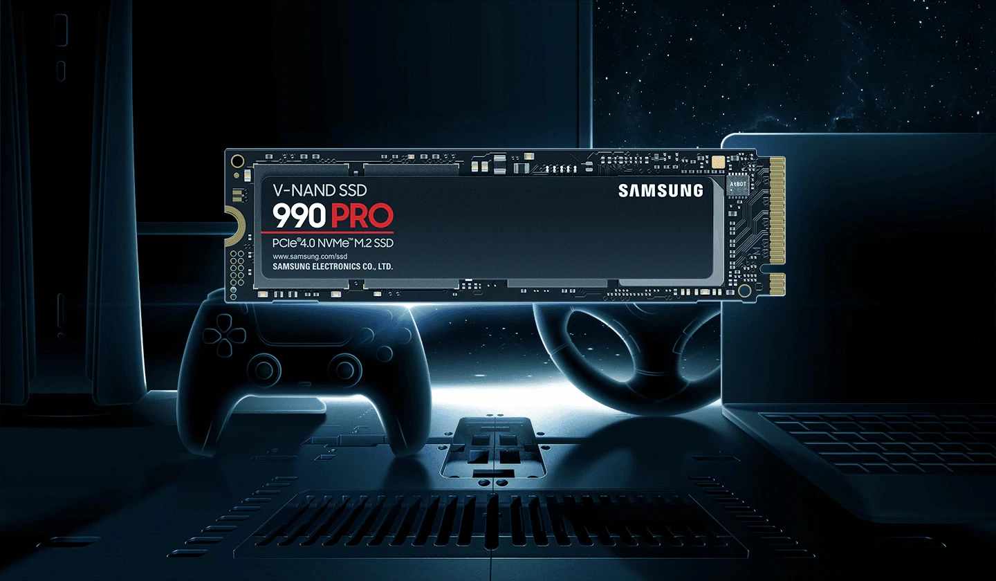 SSD 990 PRO avec dissipateur NVMe M.2 PCIe 4.0 1To