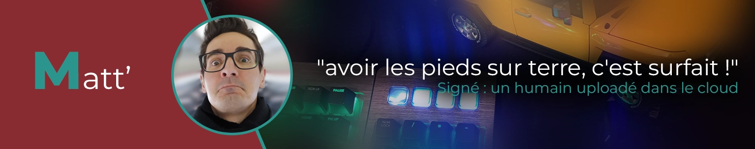 Bannière de l'auteur Matt